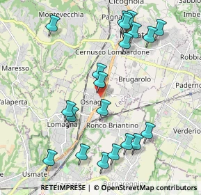 Mappa De capitani, 23871 Osnago LC, Italia (2.244)