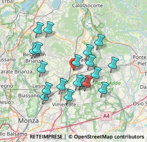 Mappa De capitani, 23871 Osnago LC, Italia (6.46316)