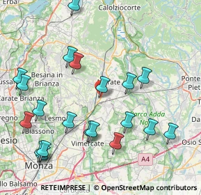 Mappa De capitani, 23871 Osnago LC, Italia (9.348)