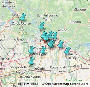 Mappa Via Campi Spini, 24127 Bergamo BG, Italia (9.30692)