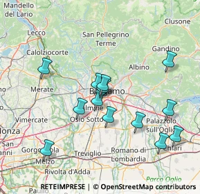 Mappa Via Campi Spini, 24127 Bergamo BG, Italia (14.16923)