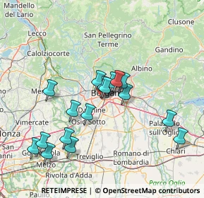 Mappa Via Campi Spini, 24127 Bergamo BG, Italia (13.56176)