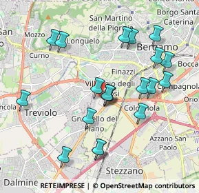 Mappa Via Campi Spini, 24127 Bergamo BG, Italia (1.9425)