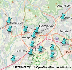 Mappa Via Campi Spini, 24127 Bergamo BG, Italia (4.61385)