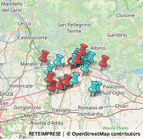 Mappa Via della Grumellina, 24127 Bergamo BG, Italia (8.5125)