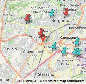 Mappa Via della Grumellina, 24127 Bergamo BG, Italia (2.09909)