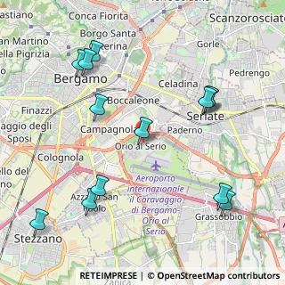 Mappa Via Edmondo de Amicis, 24050 Orio al Serio BG, Italia (2.44077)
