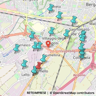 Mappa Via Fra Celestino, 20127 Bergamo BG, Italia (1.216)