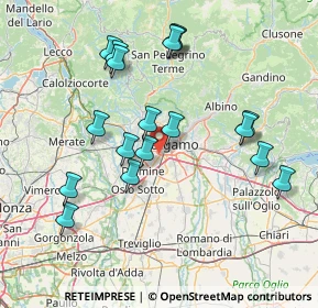 Mappa Via Fra Celestino, 20127 Bergamo BG, Italia (15.15889)