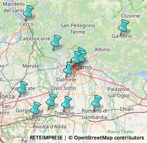 Mappa Via Fra Celestino, 20127 Bergamo BG, Italia (15.39333)