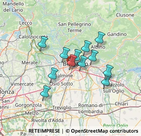 Mappa Via Fra Celestino, 20127 Bergamo BG, Italia (10.15667)