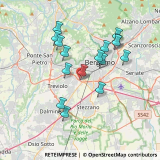 Mappa Via Fra Celestino, 20127 Bergamo BG, Italia (3.63313)