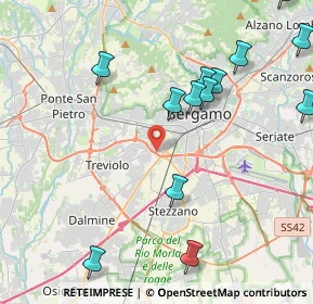 Mappa Via Fra Celestino, 20127 Bergamo BG, Italia (4.97231)