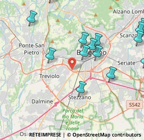 Mappa Via Fra Celestino, 20127 Bergamo BG, Italia (5.06733)
