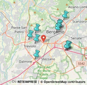 Mappa Via Fra Celestino, 20127 Bergamo BG, Italia (3.4025)