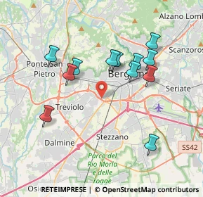 Mappa Via Fra Celestino, 20127 Bergamo BG, Italia (3.55917)