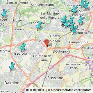 Mappa Via Fra Celestino, 20127 Bergamo BG, Italia (3.26308)