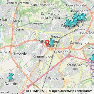 Mappa Via Fra Celestino, 20127 Bergamo BG, Italia (3.24091)