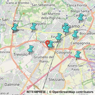 Mappa Via Fra Celestino, 20127 Bergamo BG, Italia (2.22)