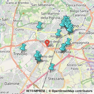 Mappa Via Fra Celestino, 20127 Bergamo BG, Italia (2.0315)