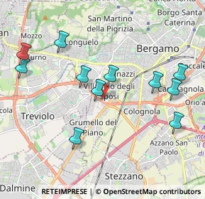 Mappa Via Fra Celestino, 20127 Bergamo BG, Italia (2.10636)