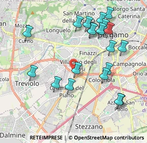 Mappa Via Fra Celestino, 20127 Bergamo BG, Italia (2.155)