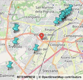 Mappa Via Fra Celestino, 20127 Bergamo BG, Italia (2.678)