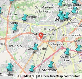 Mappa Via Fra Celestino, 20127 Bergamo BG, Italia (3.32941)