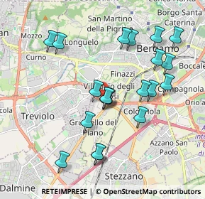 Mappa Via Fra Celestino, 20127 Bergamo BG, Italia (1.911)