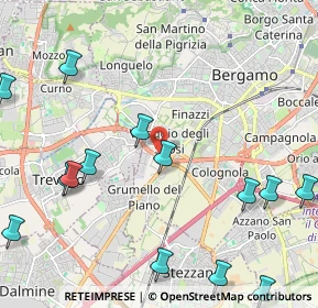 Mappa Via Fra Celestino, 20127 Bergamo BG, Italia (2.83643)