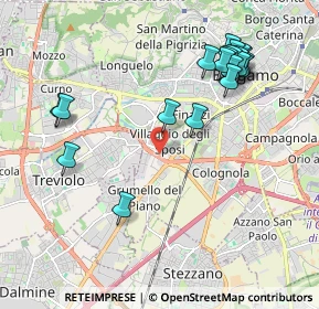 Mappa Via Fra Celestino, 20127 Bergamo BG, Italia (2.224)