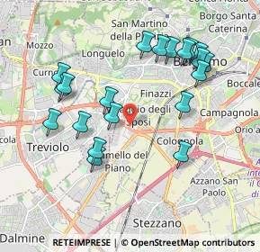 Mappa Via Fra Celestino, 20127 Bergamo BG, Italia (1.9825)