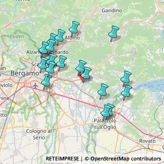 Mappa Via Don Bonetti, 24060 Gorlago BG, Italia (7.751)