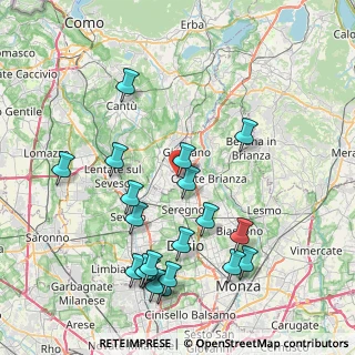 Mappa Via Sempione, 20833 Giussano MB, Italia (8.88)