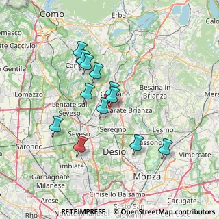Mappa Via Sempione, 20833 Giussano MB, Italia (6.14083)