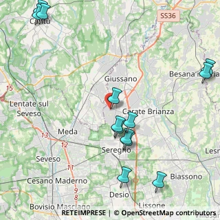 Mappa Via Sempione, 20833 Giussano MB, Italia (5.26385)
