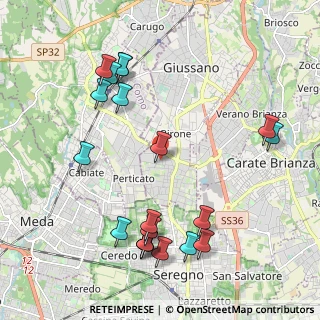 Mappa Via Sempione, 20833 Giussano MB, Italia (2.3785)