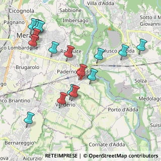 Mappa Via San Martino, 23877 Paderno d'Adda LC, Italia (2.28235)