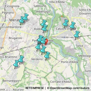 Mappa Via San Martino, 23877 Paderno d'Adda LC, Italia (1.892)
