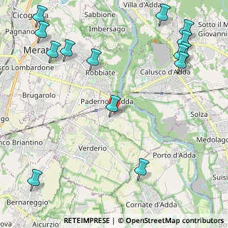 Mappa Via San Martino, 23877 Paderno d'Adda LC, Italia (3.04143)