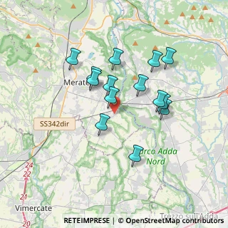 Mappa Via San Martino, 23877 Paderno d'Adda LC, Italia (3.03357)