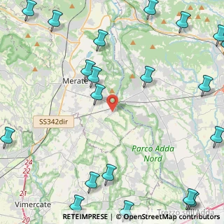 Mappa Via San Martino, 23877 Paderno d'Adda LC, Italia (6.9165)
