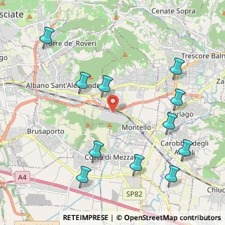 Mappa Via Fabio Filzi, 24060 Montello BG, Italia (2.49364)