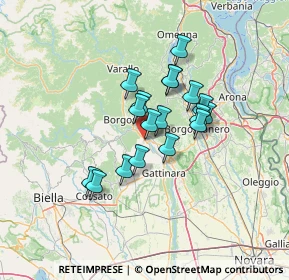 Mappa Via Ducale, 13037 Serravalle Sesia VC, Italia (9.72722)