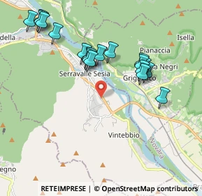 Mappa Via Ducale, 13037 Serravalle Sesia VC, Italia (2.1055)