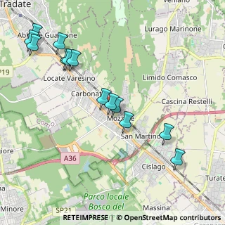 Mappa Mozzate, 22076 Mozzate CO, Italia (2.23615)