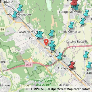 Mappa Mozzate, 22076 Mozzate CO, Italia (2.9495)
