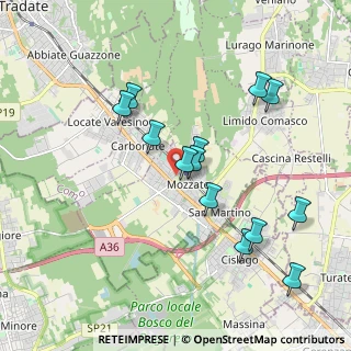 Mappa Mozzate, 22076 Mozzate CO, Italia (1.87923)