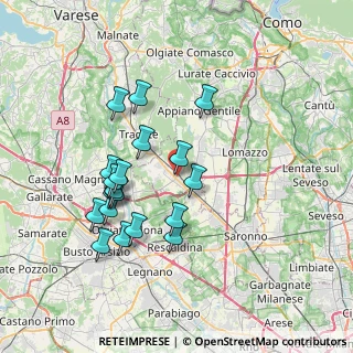 Mappa Mozzate, 22076 Mozzate CO, Italia (6.90211)