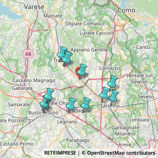 Mappa Mozzate, 22076 Mozzate CO, Italia (6.92417)